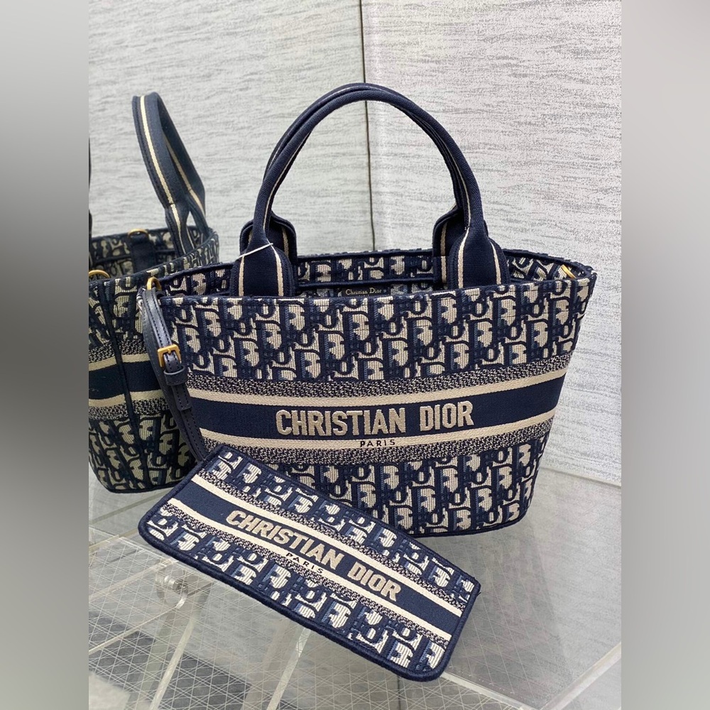 Dior Oblique Jacquard Tote Bag